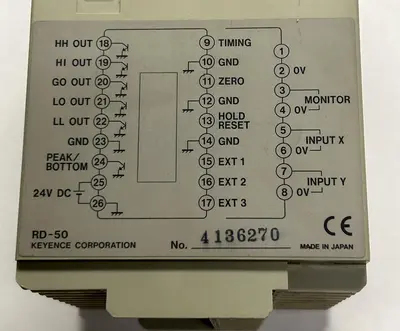 Used KEYENCE RD-50RW Sensors | Surplus Asset Holdings #1206670