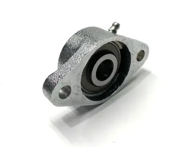 Used FYH Bearing Insert 15mm Bore 31mm OD w/ FL-208 Flanged Mount 2-Bolt Bearings Michigan US | Maverick Industrial Sales #1496175