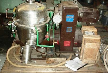 Westfalia SB 7-06-476 clarifier centrifuge, 316SS.