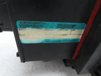 Reliance Electro-Craft S-8500 Servo Motor 7.4Hp 2000 RPM 240V 3PH