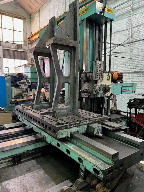 Used 1964 GIDDINGS & LEWIS 65-E4-T Horizontal Table Type Boring Mills Illinois US | BLUMBERG MACHINERY COMPANY #396543