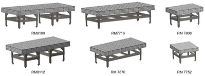 RUSHFORD (NEW) ADJUSTABLE STEEL WELDING TABLES