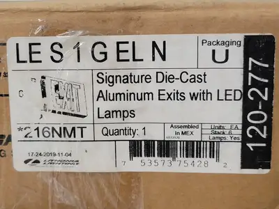 NEW LITHONIA LIGHTING LES1GELN