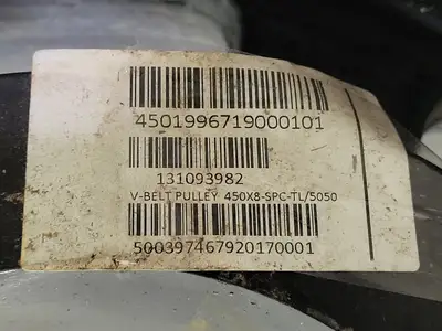 V-Belt Pulley 450X8-SPC-TL/5050, SPC 450-08 5050