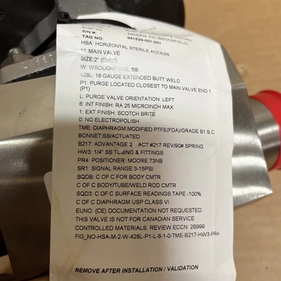 NEW ITT Sterile Access