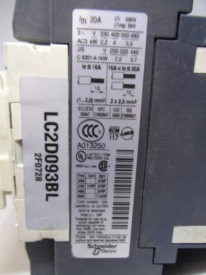 USED TELEMECANIQUE LC1D093 BL