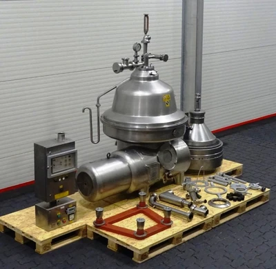 GEA Westfalia 25,000 LPH milk and cream pasteurization plant.