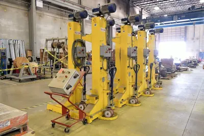 80,000 LBS WHITING MODEL #SCM-100F.4 PORTABLE RAIL ROAD LIFT JACKS, 2015: STOCK #23685