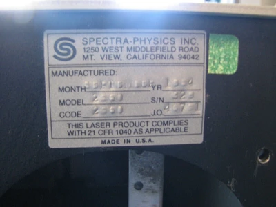 Used Spectra Physics _UNKNOWN_ Medical Equipment - Other California US | Amiron Machinery #1292161