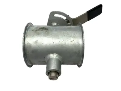 USED JACOB GALVANIZED HAND OPERATED THROTTLE VALVE 80MM DIAMTER DN