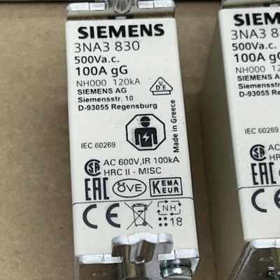 NEW Siemens 3NA3 830