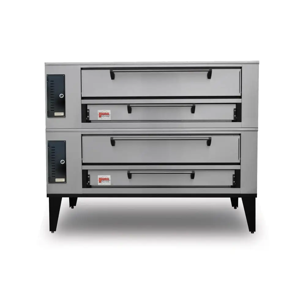 Blodgett 1048 Floor Model Double Pizza Deck Oven - Natural Gas