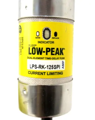 NEW BUSSMANN LPS-RK-125SPI FUSE LPSRK125SPI