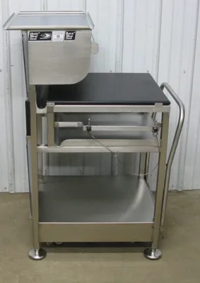 142-0758 M&E MFG Poly Top Wrapping Prep Table