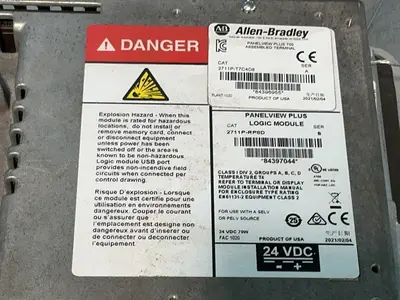 Used ALLENBRADLEY 2711PT7C4D8 Automation Control (HMI) Ohio US | HGR 24 #1326161
