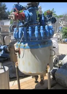 Reactor, 50 Gallon, Glass Lined, 150 PSI, Jkt, Pfaudler, #S738230