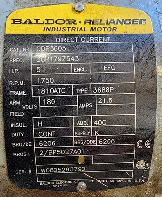 USED BALDOR CDP3605