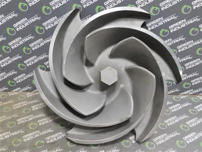 Unbranded 6 Vane Impeller 14.625 in OD 4.5 in W Used