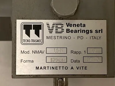 New | in-Stock VENETA BEARINGS SRL NMAV 1,5-N Bearings | Surplus Asset Holdings #1188528