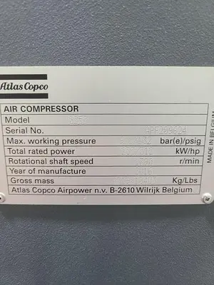 USED ATLAS COPCO G250