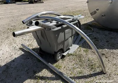 Used Flexicon Bulk Bag Unloader with Chain-Vey Conveying System – 4,000 lb Capacity Super Sack Discharge Station