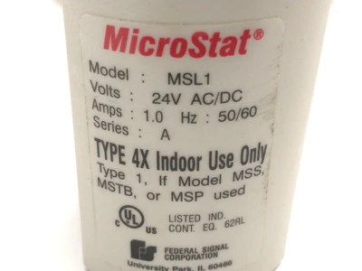 USED MICROSTAT SER. A STATUS INDICATOR STACK LIGHT