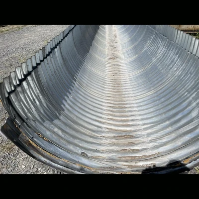 48in Diameter x 20ft Long Fluming