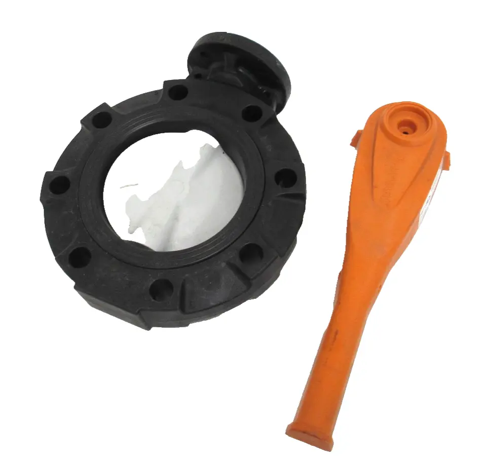 NEW HAYWARD 6" BUTTERFLY VALVE GFPP