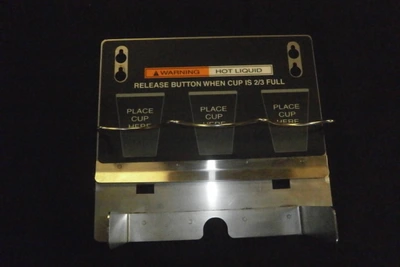 USED Bunn 3 cup coffee holder dispenser