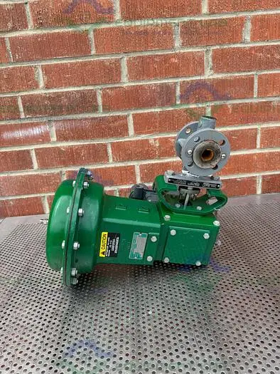 Used FISHER CONTROLS V150 STAINLESS STEEL 1" AIR OPERATED / PNEUMATIC VEE-BALL VALVE Valves/Fittings California US | Equipment Lab #485730
