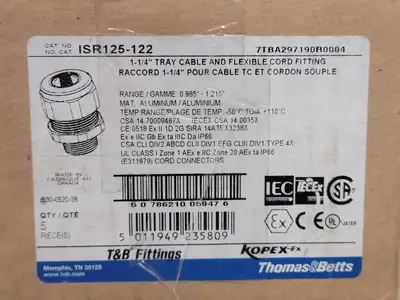NEW THOMAS & BETTS ISR125-122