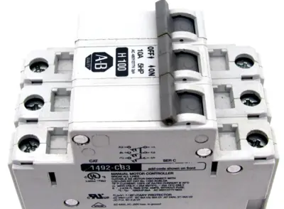 ALLEN BRADLEY 1492-CB-3-H-100 CIRCUIT BREAKER 10AMP 5HP 1492CB3H100 NEW SURPLUS