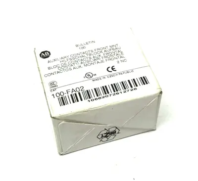 USED ALLEN BRADLEY SER. B FRONT MOUNT AUXILIARY CONTACT