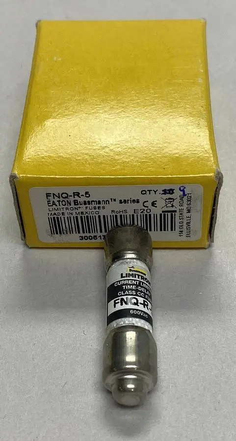 New | in-Stock COOPER BUSSMANN FNQ-R-5 Miscellaneous Equipment (Electrical & Power) | Surplus Asset Holdings #1196376