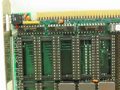 Curtis PWC-360-020 Romdisk PWB C1201 Rev B PCE Rom Disc Circuit Board