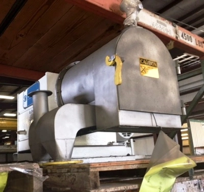 Baker-Perkins S-8 pusher centrifuge, 316SS.