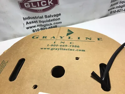 Grayline T0330-020-130-900-001 Extruded PVC Tubing 0″ X 0.20″ Reel Black