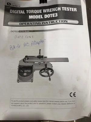 2008 TOHNICHI DOTE50N-G Calibration Equipment | Westbrook Engineering (4)