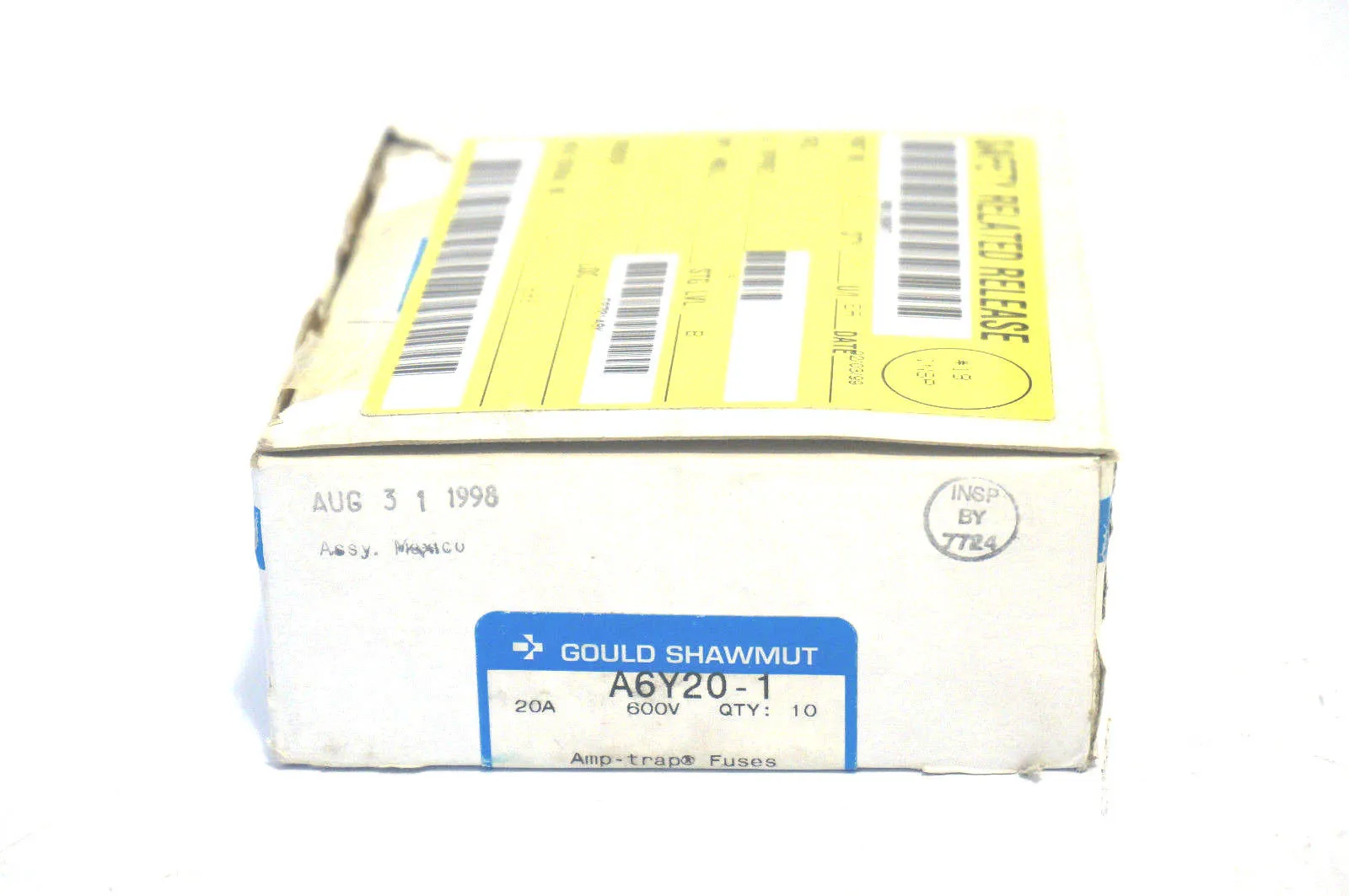 10 NEW GOULD SHAWMUT A6Y20-1 FUSES A6Y201