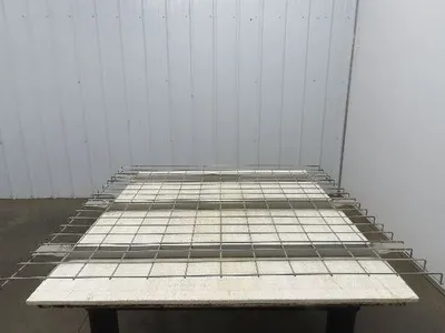 New Pallet Rack Wire Deck 48x46" Waterfall 3 Flared Channel Racking 2500lb Mesh