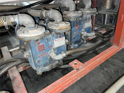 15' Friul Filiere Vacuum Calibration Table, (3) Pompetravaini Vacuum Pumps