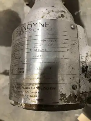 Nikkiso Sundyne HX215-7.5C-2S7SP SS Canned Motor Pump 210ft Head 5.3-70GPM 3PH