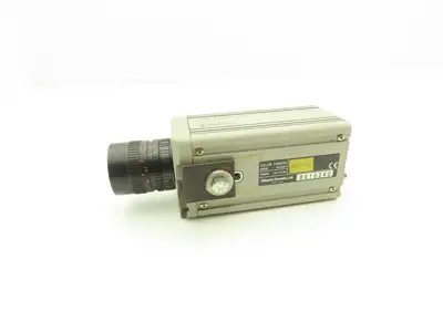 Hitachi Denshi HV-C20A 3CCD Color Inspection Camera 12V 4.5W w/Fuji Optical Lens