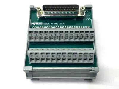 Used WAGO Rev. B D-Sub Module 25-Pin Printed Circuit Boards (PCB) Michigan US | Maverick Industrial Sales #1393546