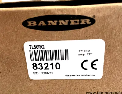 NEW BANNER ENGINEERING TL50RQ TOWER LIGHT