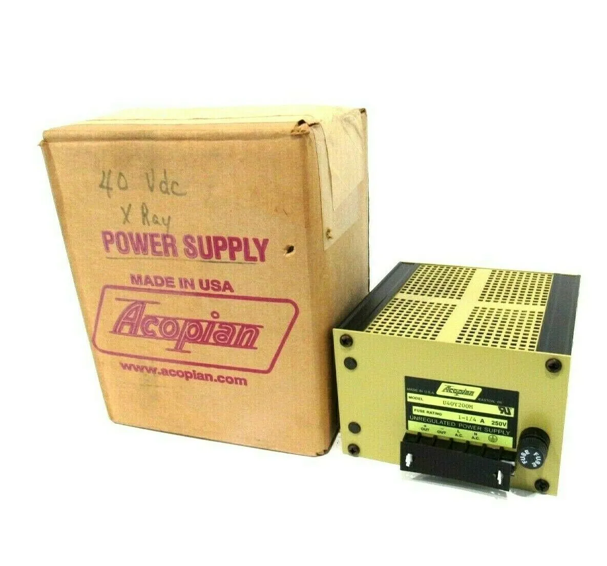NEW ACOPIAN U40Y200M POWER SUPPLY