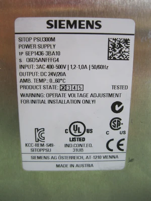 NEW Siemens 6EP1436-3BA10-Q6D5