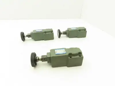 Yuken Kogyo DG-02-C-22 Hydraulic Relief Valve Module Lot of 3