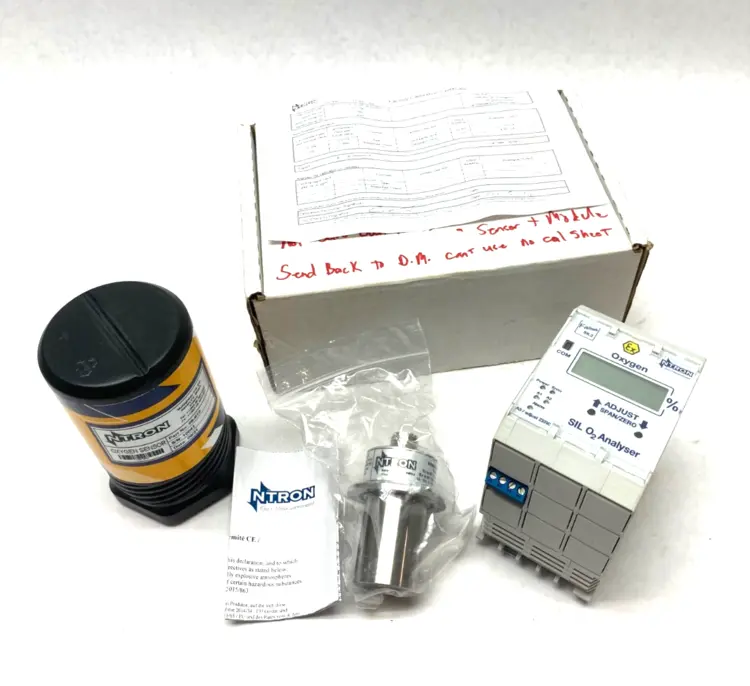 New | in-Stock NTRON GAS MEASUREMENT SILO2 OXYGEN ANALYSER & SENSOR SILO2 MODEL 109 Sensors | Maverick Industrial Sales #1104385