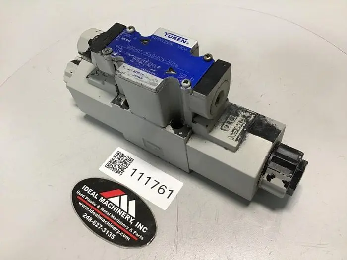 Used YUKEN DSG-01-3C40-D24-5018 Valves/Fittings Michigan US | Ideal Machinery #711134